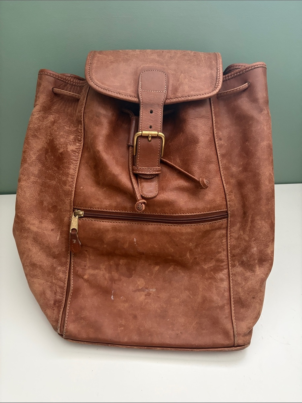 Vintage 90’s Coach Brown Leather Backpack